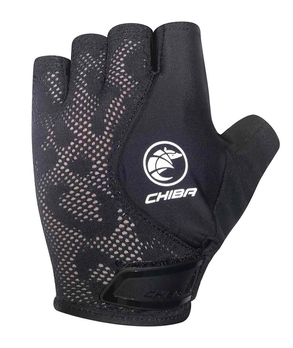 Chiba Lady Air Plus Fahrrad Handschuhe kurz schwarz 2027