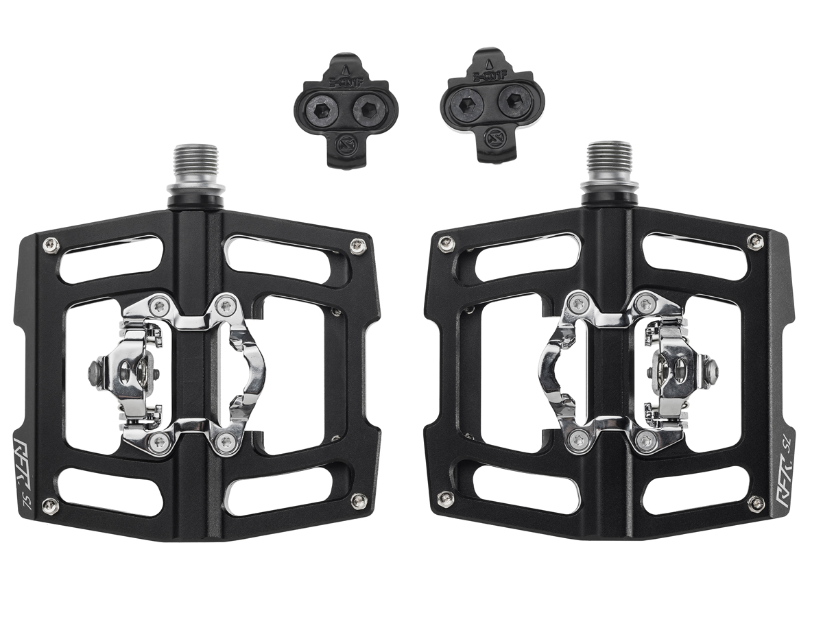 RFR Flat & Klick SL Fahrrad Pedale schwarz