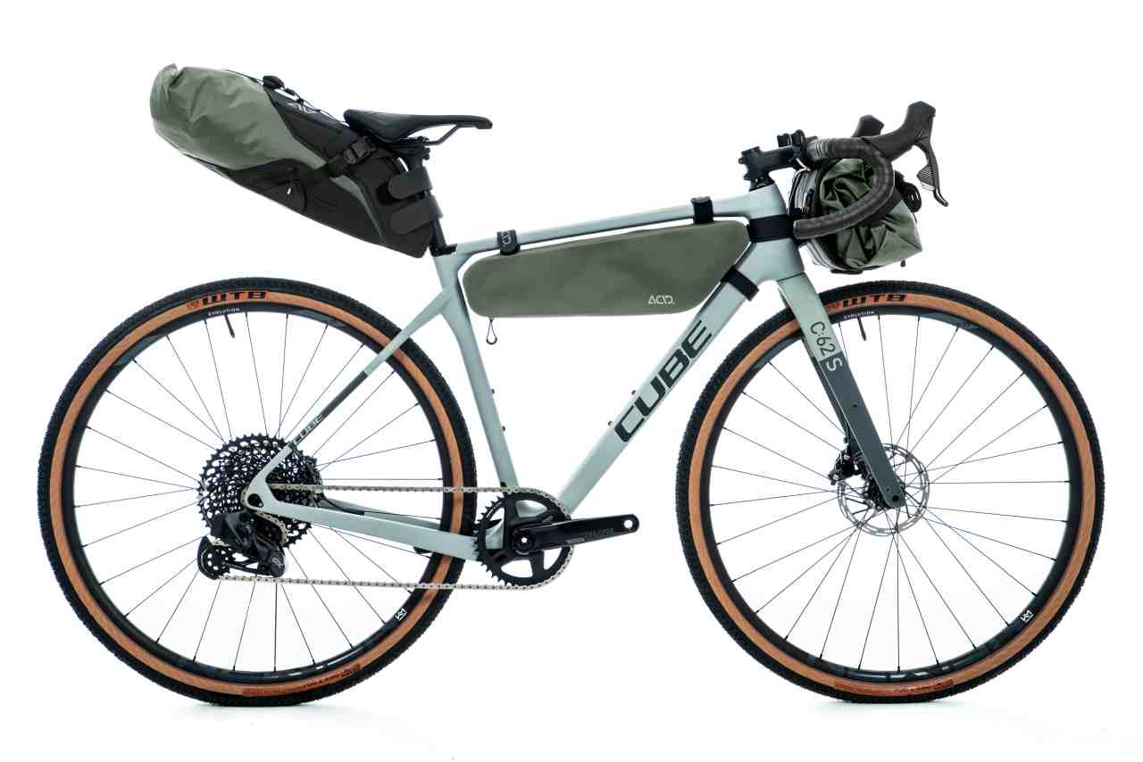Acid Pack Pro 15 Bikepacker Fahrrad Satteltasche grün
