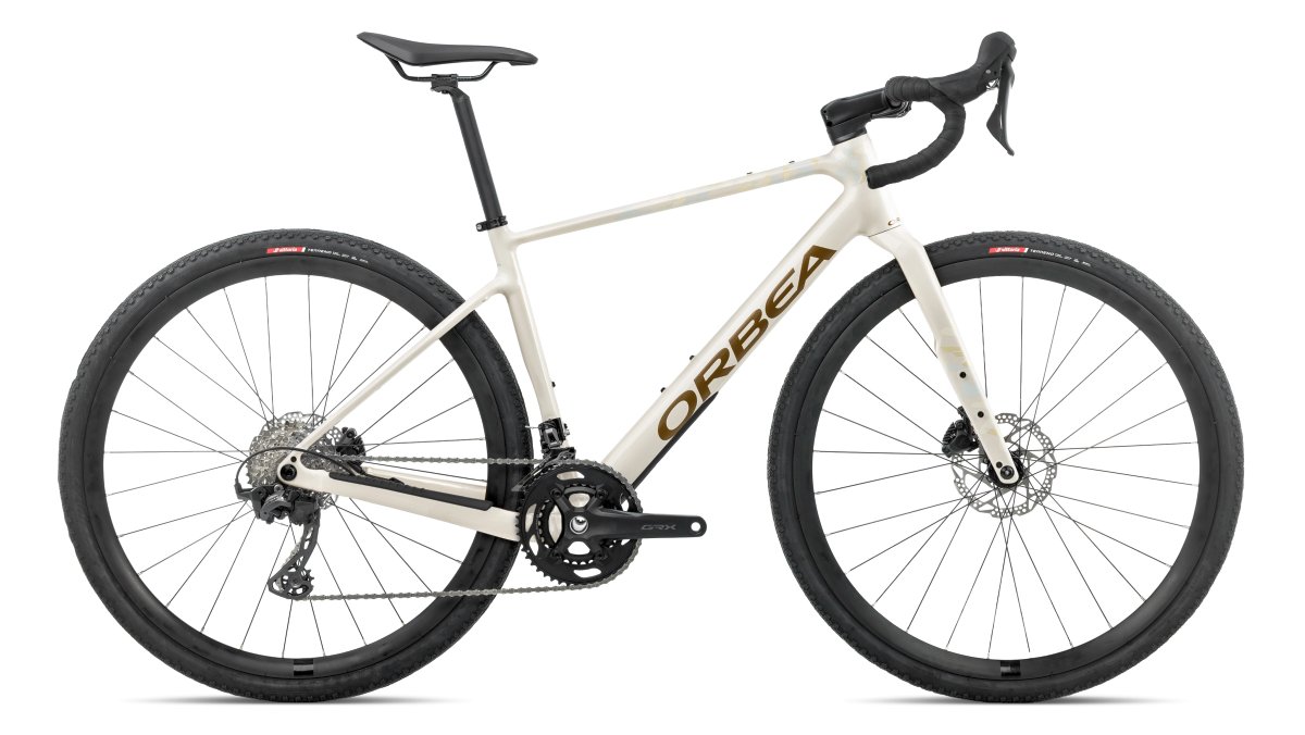 Orbea Terra H30 Gravel Fahrrad ivory white/metallic olive green 2027