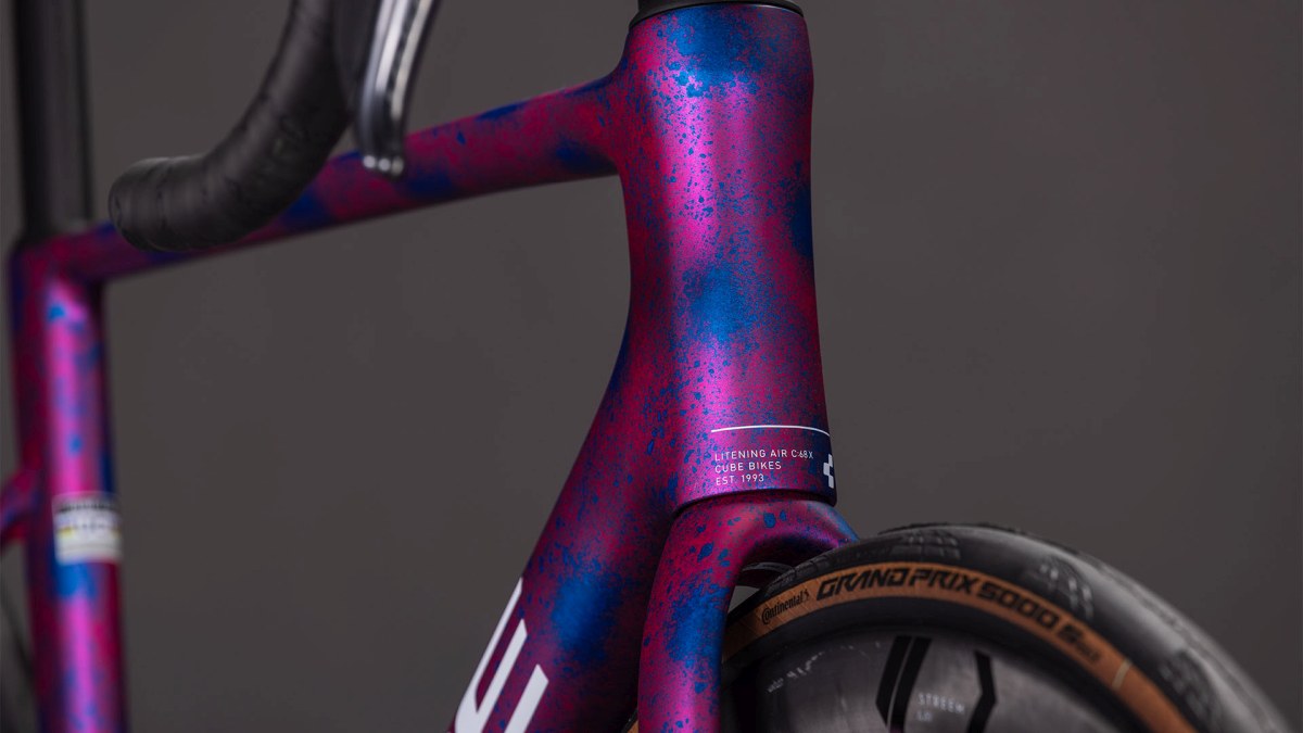 Cube Litening AIR C:68X Race Carbon Rennrad dazzlepink/blue pink 2026