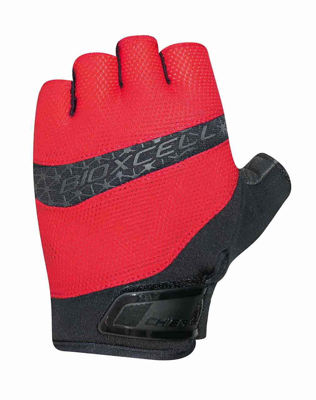 Chiba BioXCell Pro Fahrrad Handschuhe kurz rot/schwarz 2027