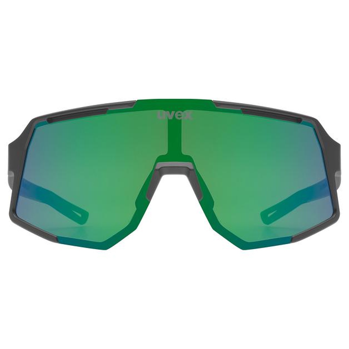 uvex Sequenze Fahrrad / Sport Brille matt schwarz/mirror grün 2026