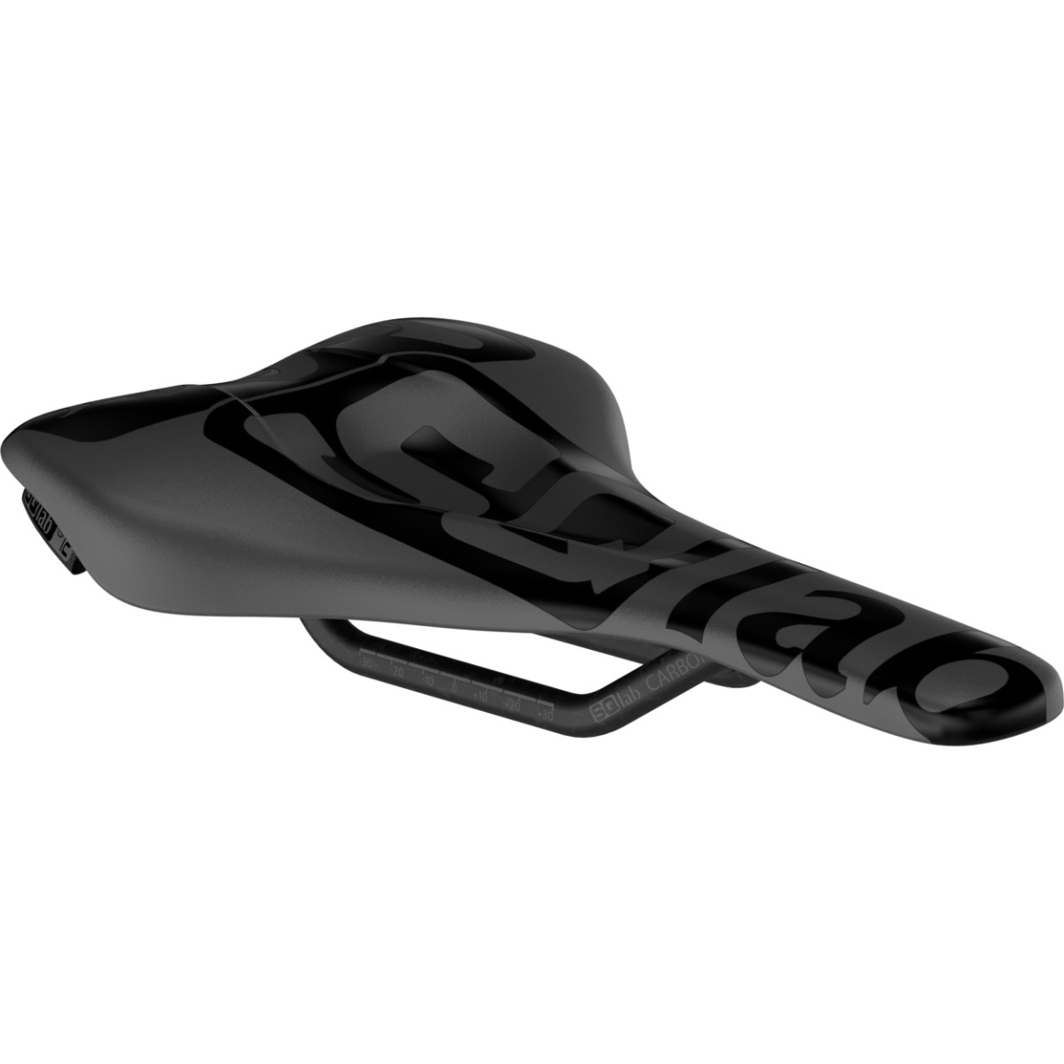 SQlab 612 Ergowave R Carbon ltd. Team Unisex Road / MTB Race Fahrrad Sattel schwarz