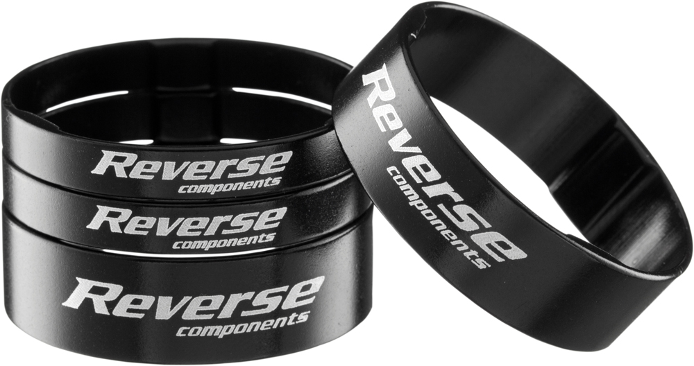 Reverse Gabelschaft Spacer Set Ultra- Light Alu 1 1/8 schwarz