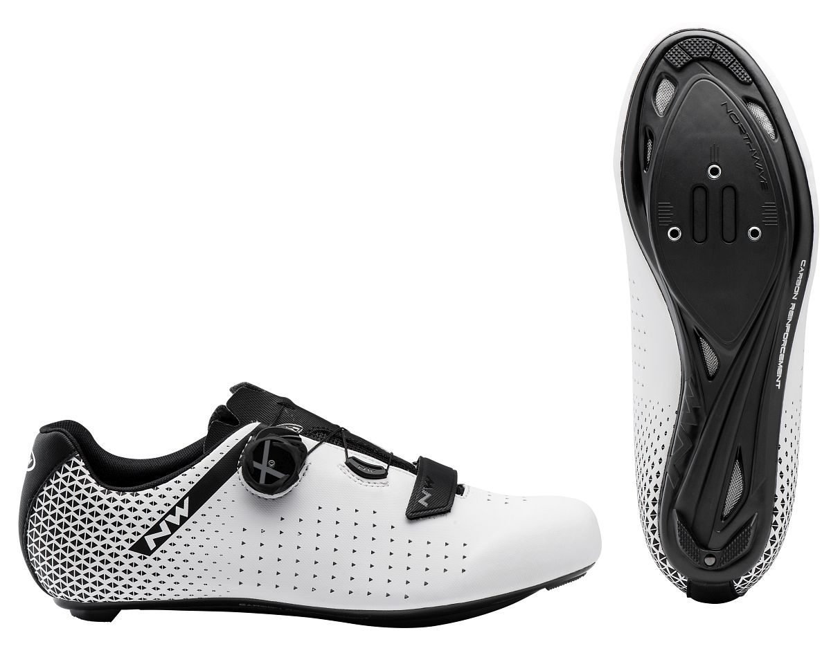 Northwave Core Plus 2 Rennrad Fahrrad Schuhe weiß/schwarz 2025