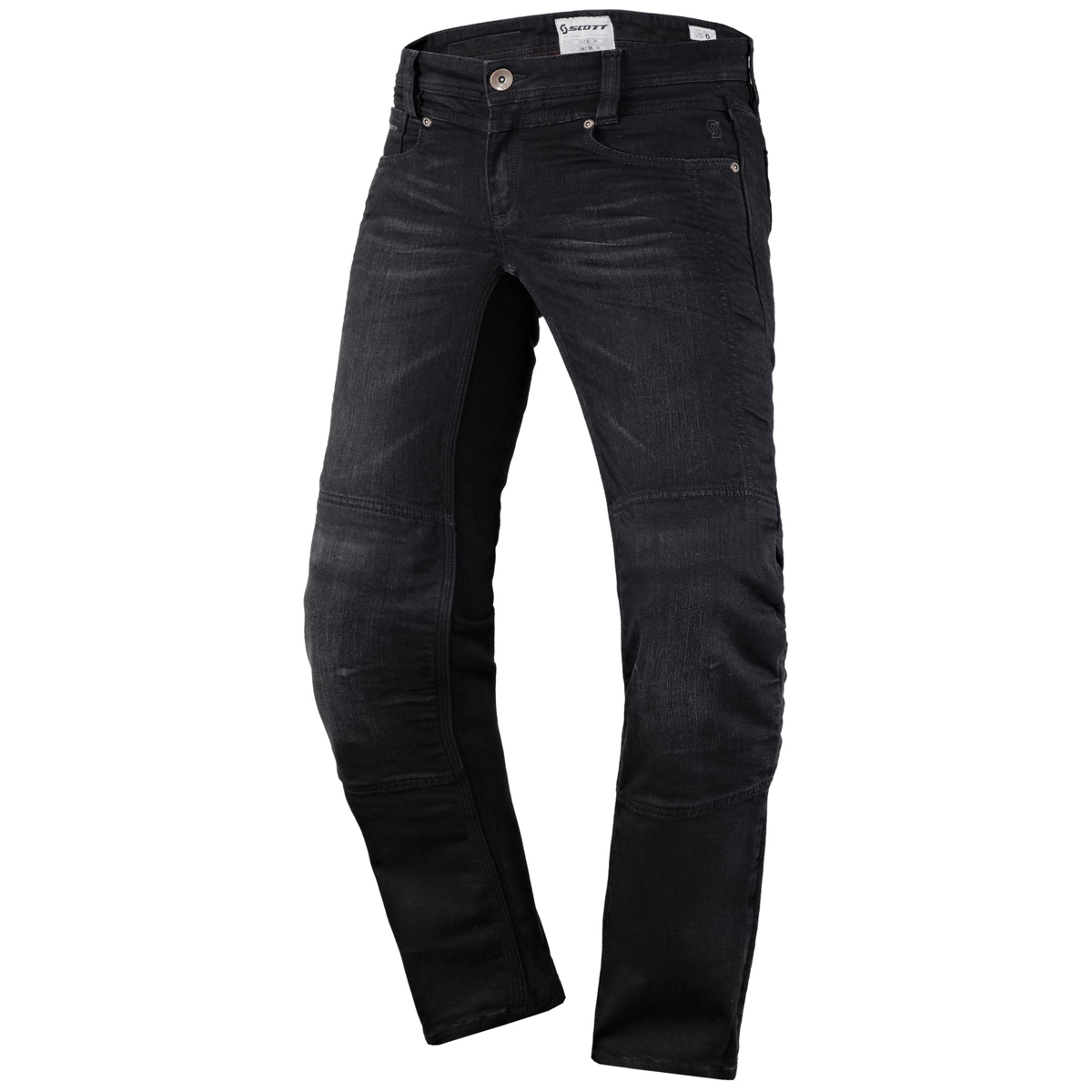 Scott Denim Strech Damen Motorrad Jeans Hose schwarz 2023
