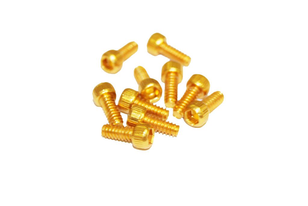 Reverse Escape Pro + Black One Pedal Alu Pin Set US goldfarben