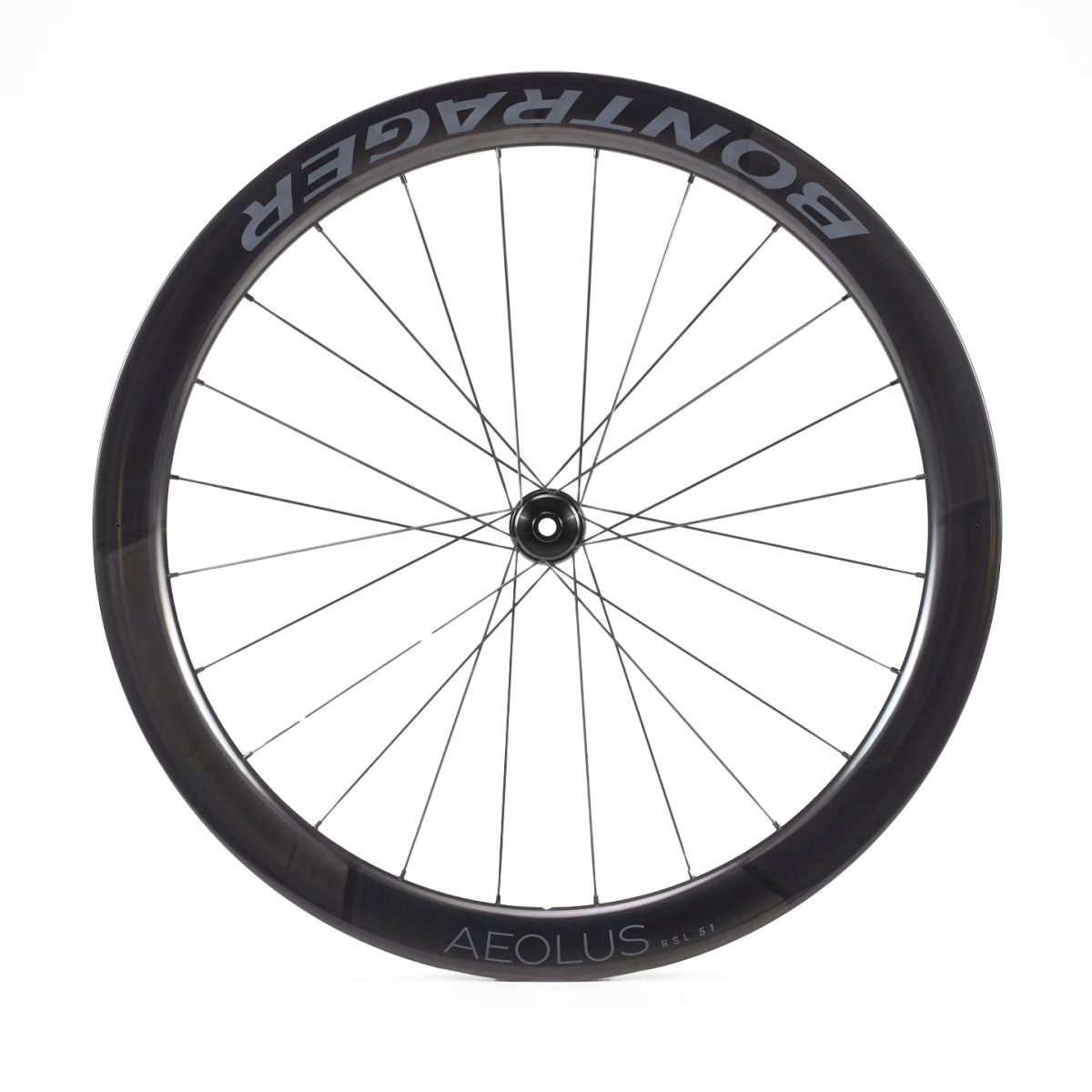 Bontrager Aeolus RSL 51 TLR Disc Carbon Rennrad Vorderrad schwarz