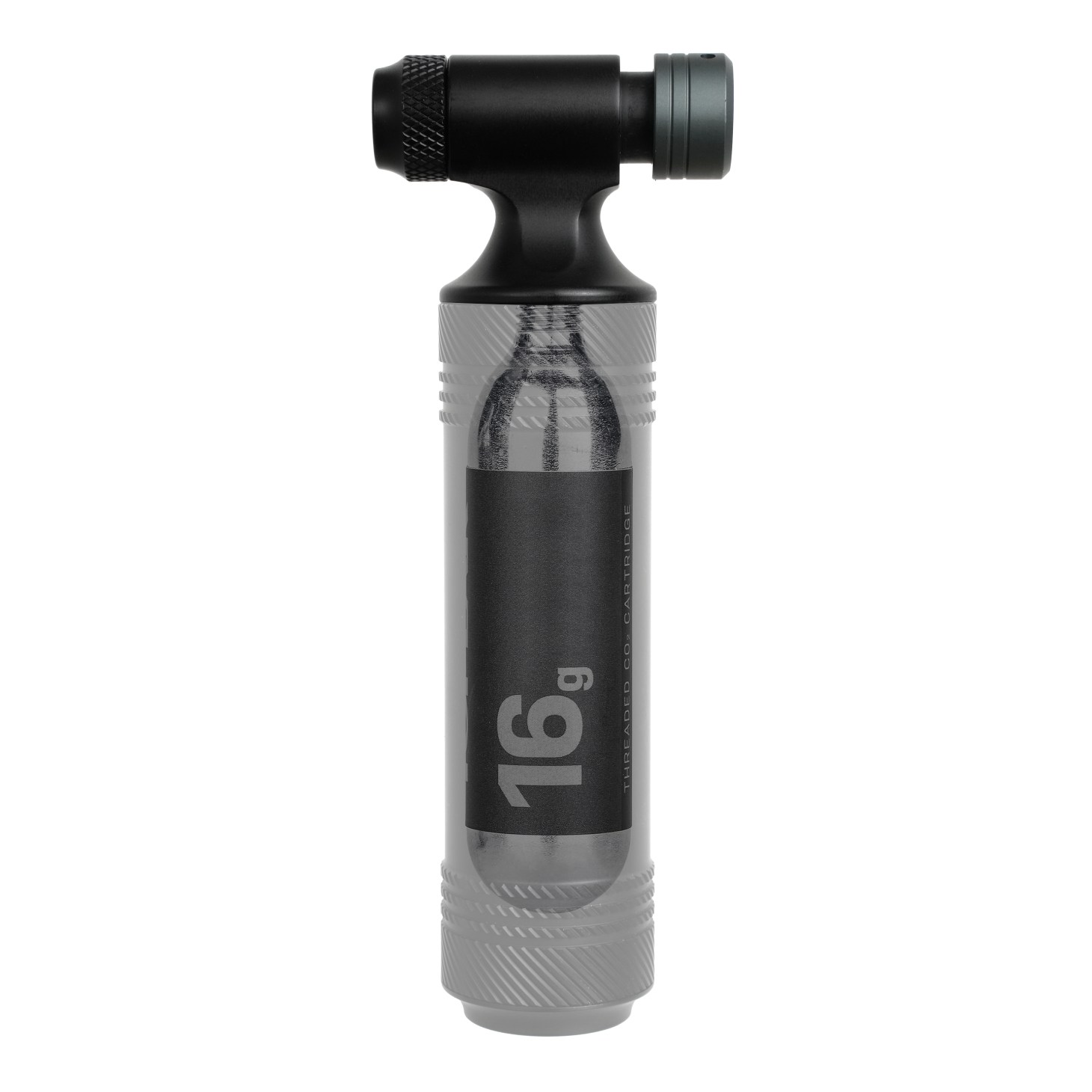 Topeak AirBooster Pro Fahrrad CO2 Kartuschen Pumpe schwarz