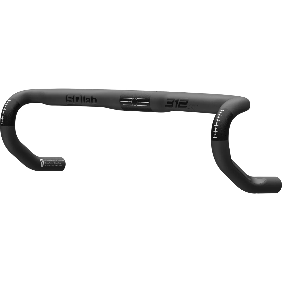 SQlab 312 R Carbon integrated Road / MTB Race E-Bike Fahrrad Lenker 31.8mm schwarz