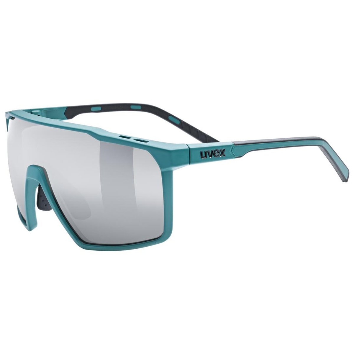 Uvex Mtn Perform Small Outdoor / Sport Brille matt grün/mirror silberfarben