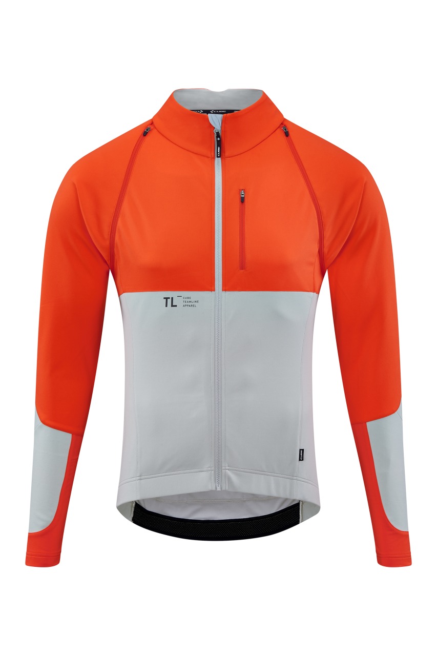 Cube Teamline Fahrrad Multifunktionsjacke rot/grau 2027