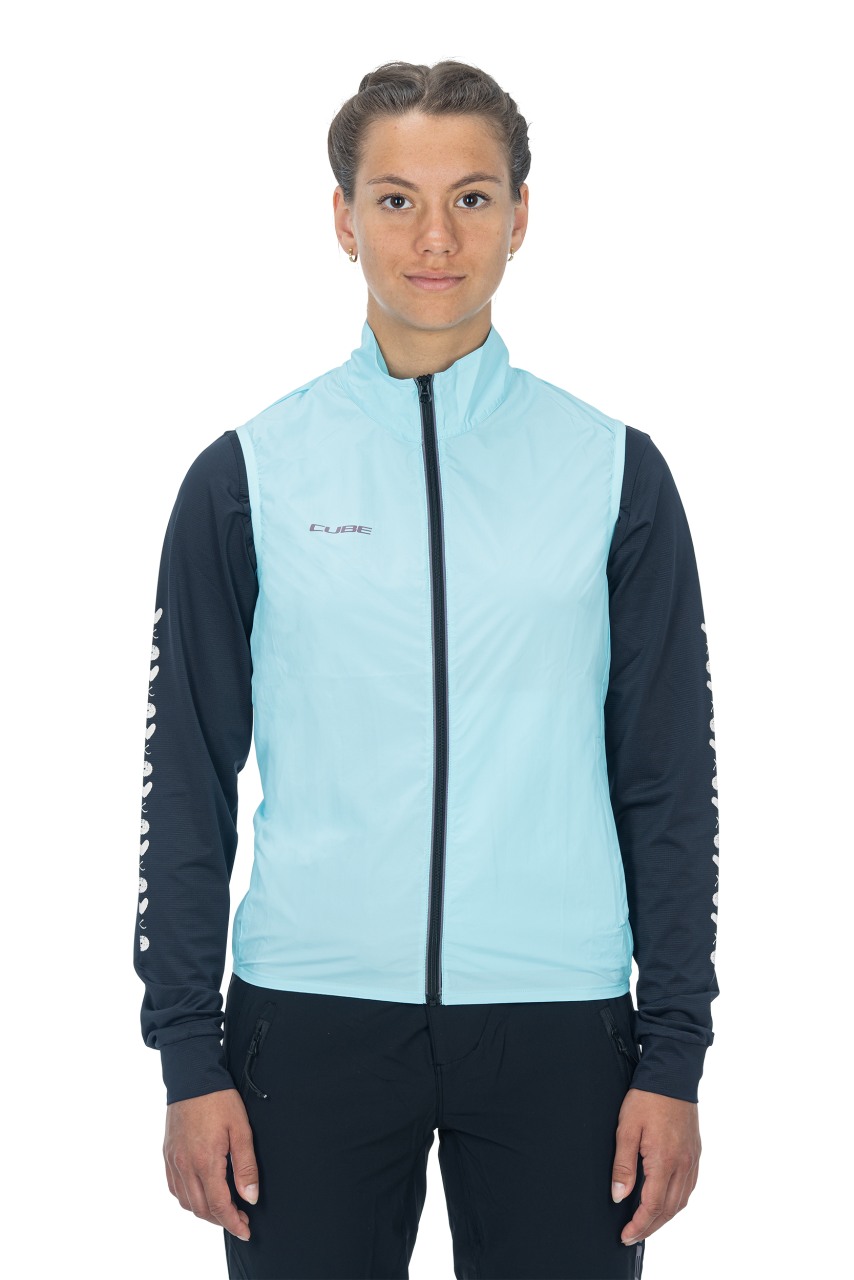 Cube ATX Cmpt Damen Fahrrad Windweste blau 2026