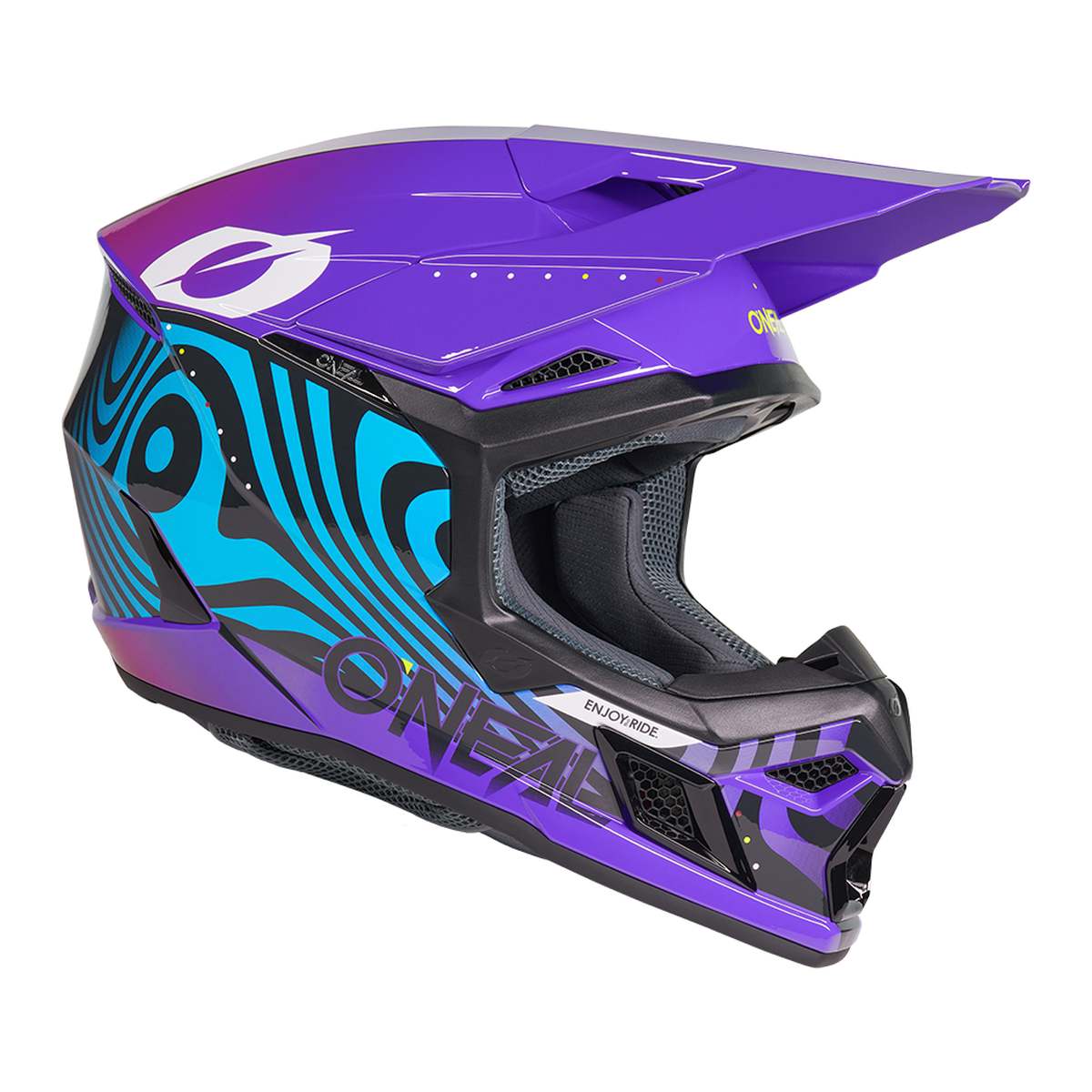 O'Neal 3SRS Nova Motocross Enduro MTB Helm lila 2027