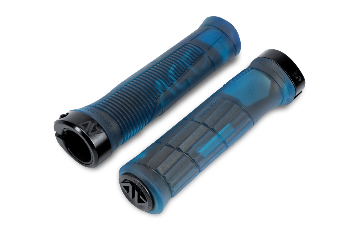 Acid Endure DH Fahrrad Griffe actionteam blau