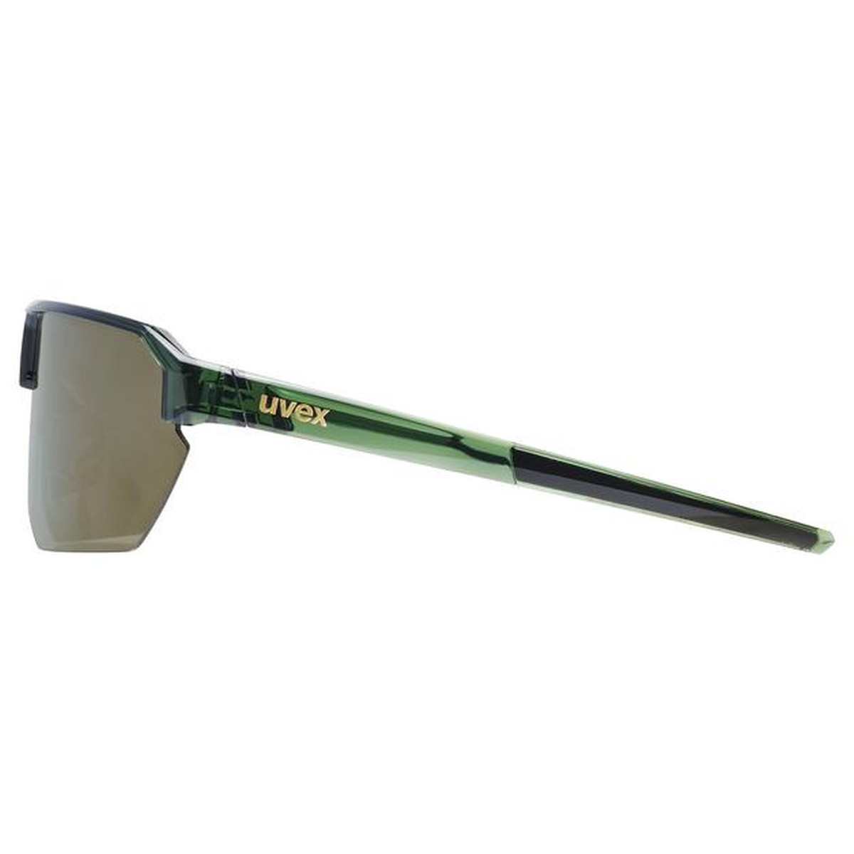uvex Vectiv Set Fahrrad / Sport Brille matt olive grün/mirror goldfarben 2027