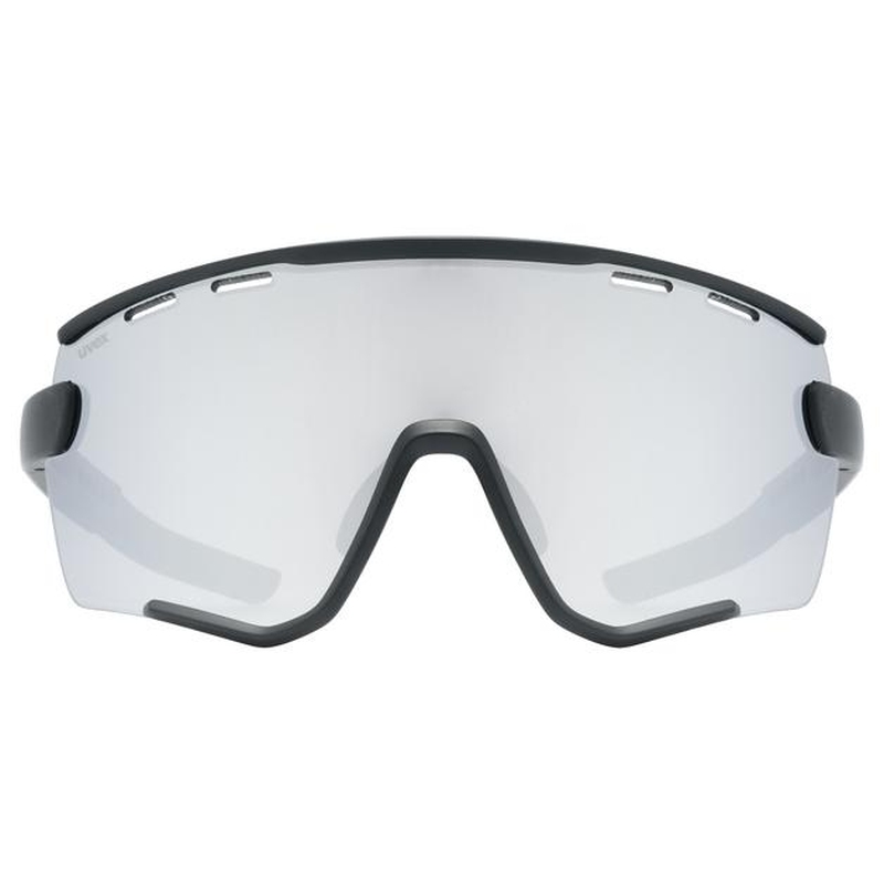 Uvex Sportstyle 236 Set Fahrrad / Sport Brille matt schwarz/mirror silberfarben