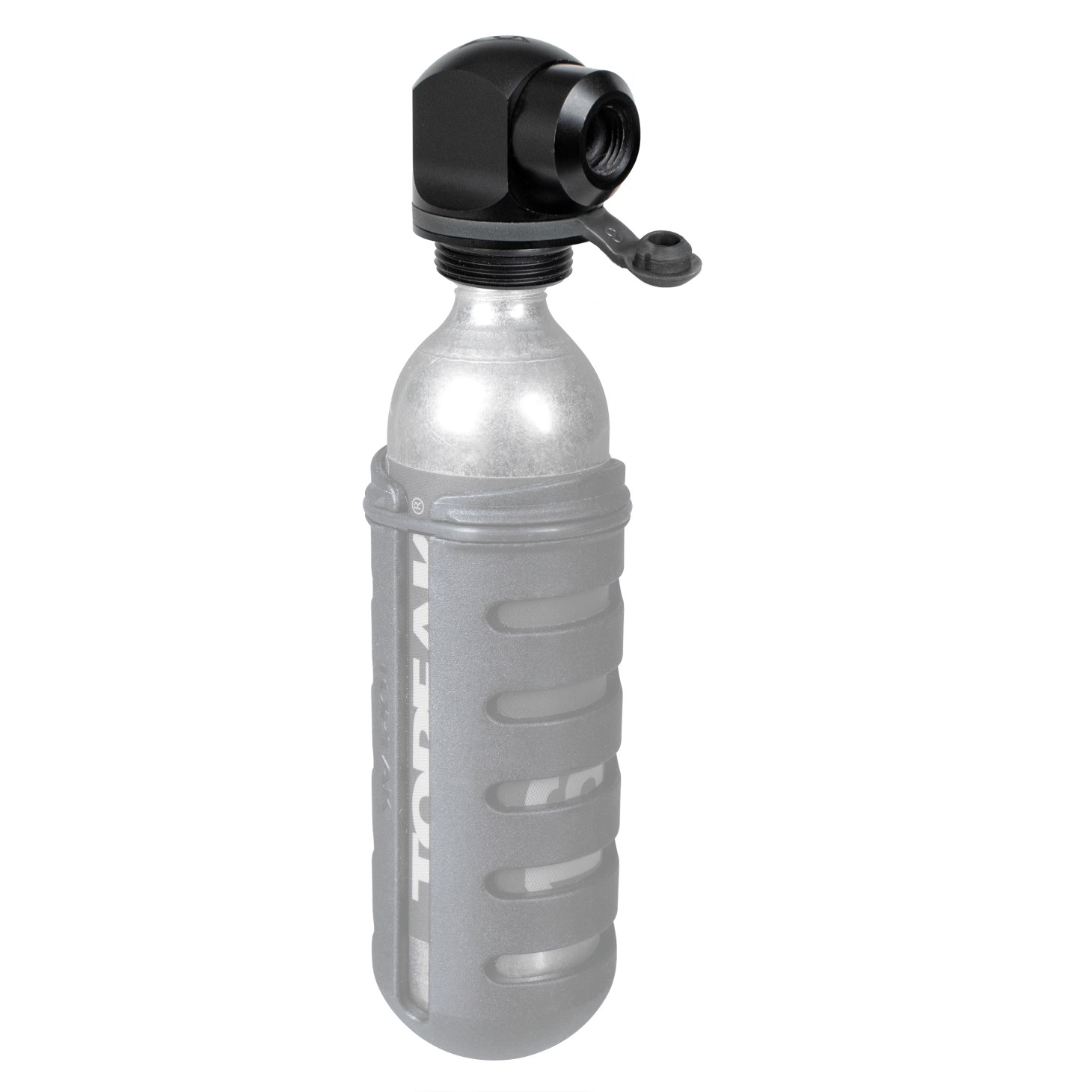 Topeak Two Timer X 3-in-1 Minipumpe mit integriertem Reifenheber schwarz