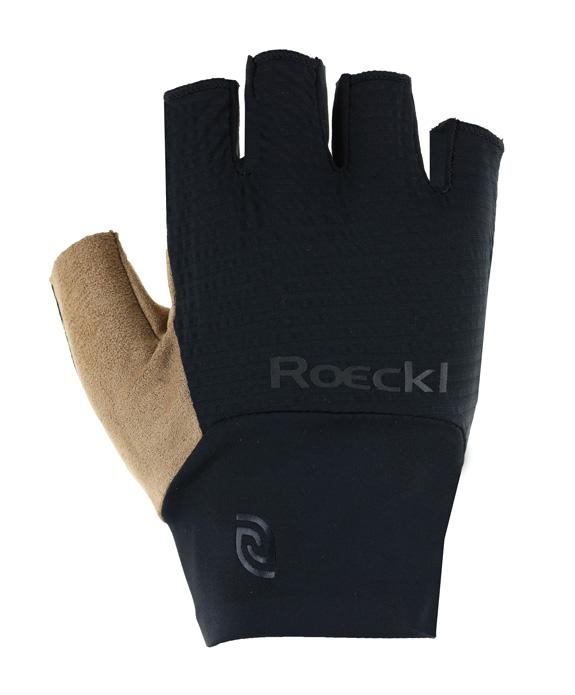 Roeckl Brixen Fahrrad Handschuhe kurz schwarz/beige 2026