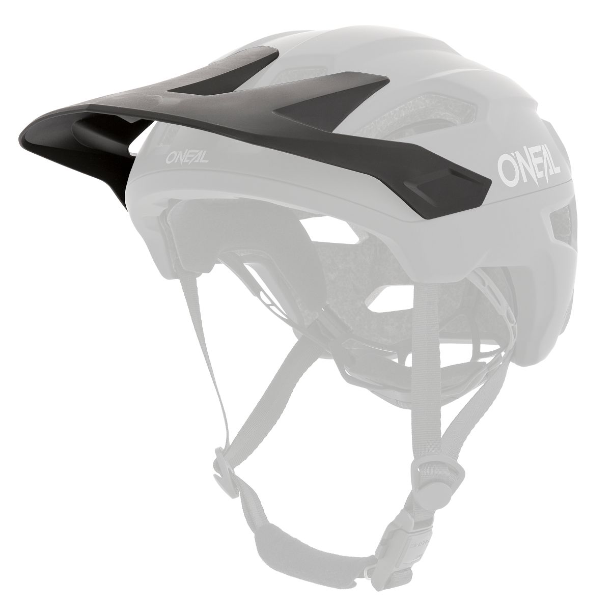 O'neal Trailfinder Solid Visor Helm Blende Schirm schwarz Oneal