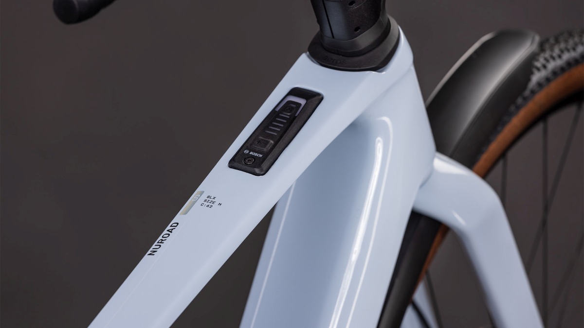 Cube Nuroad Hybrid C:62 SLX 400X FE 28'' Carbon E-Bike Gravel Pedelec iceblue/prism 2026