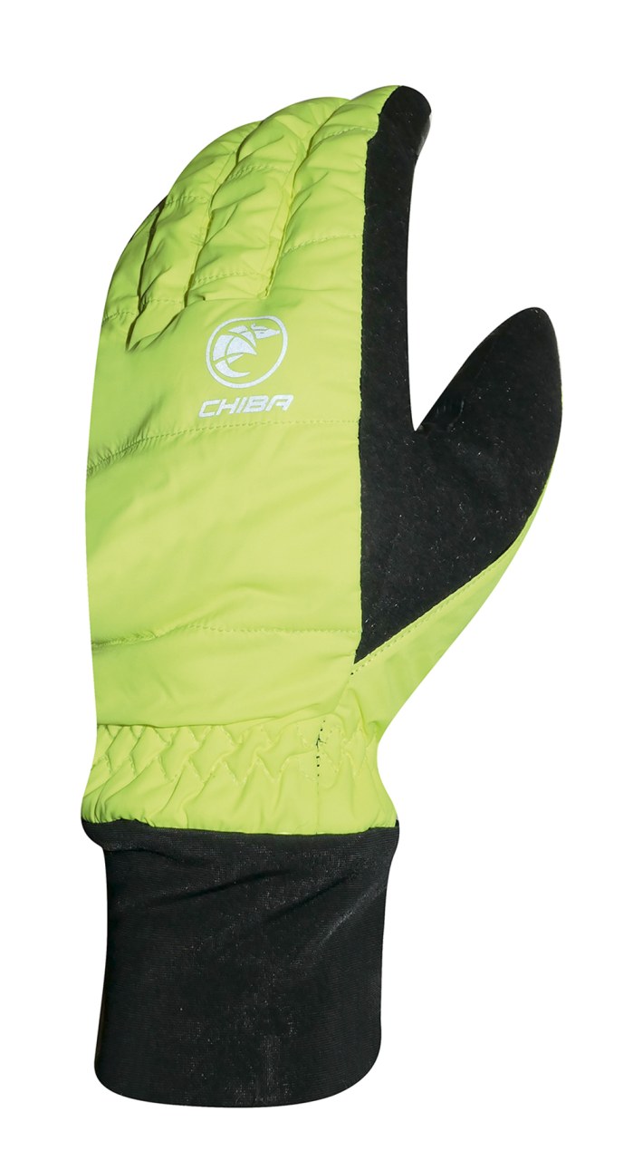 Chiba City Liner Winter Fahrrad Handschuhe lang neon gelb 2027