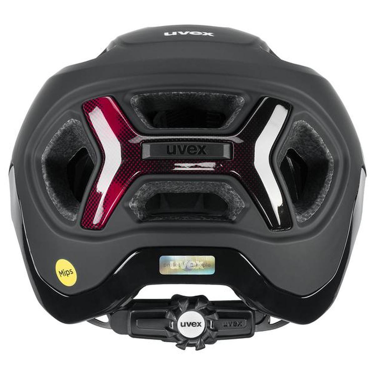 Uvex React MIPS MTB Fahrrad Helm matt schwarz/rot 2027
