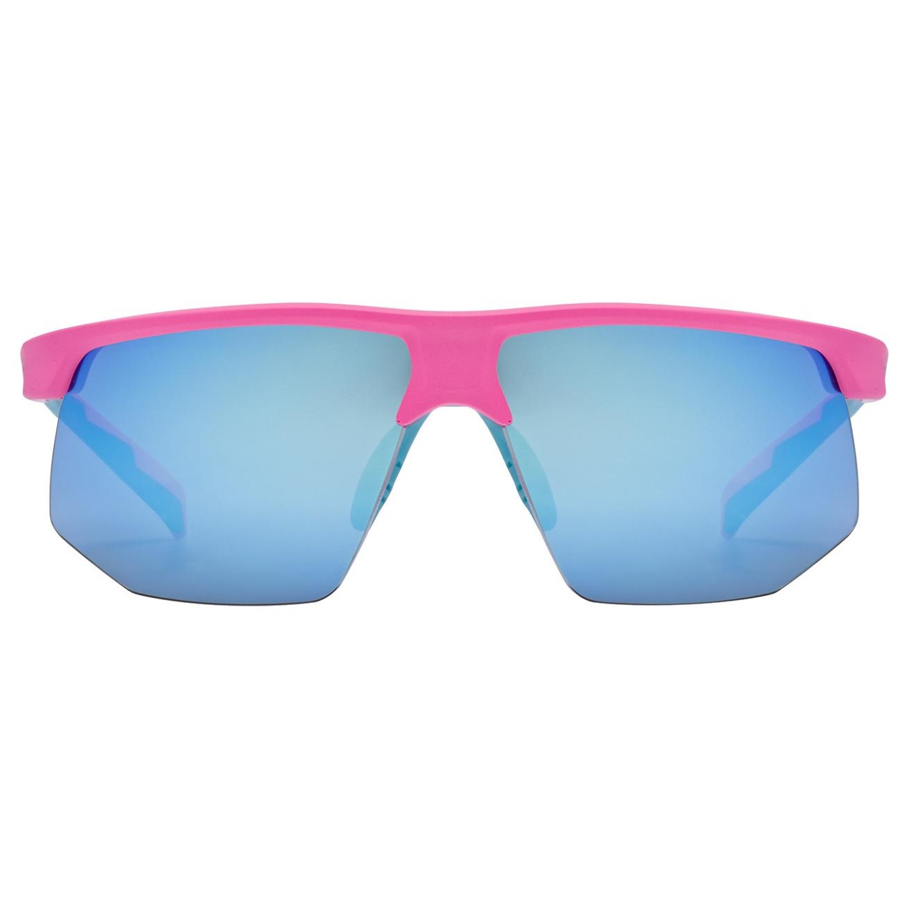 uvex Aerios Laufbrille matt pink / mirror blau