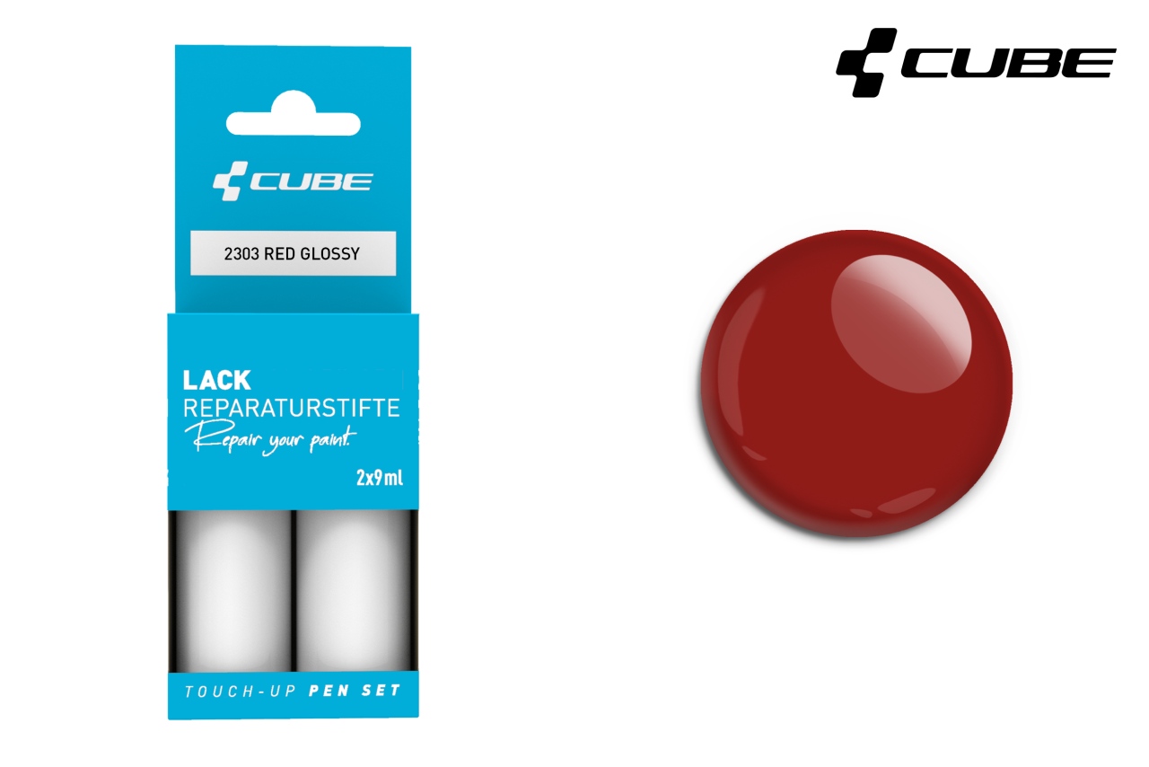 Cube Touch-Up Pen Lackreparaturstift Set 30ml / 49.83¤ / Liter red glossy