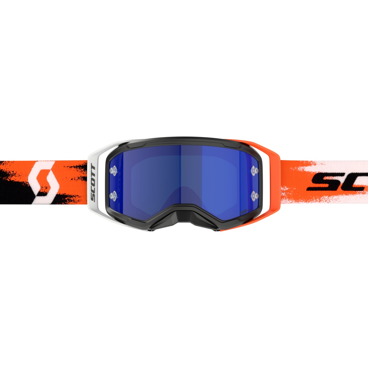 Scott Prospect 2.0 AMP chrome MX Goggle Cross/MTB Brille schwarz/orange/blau chrome works