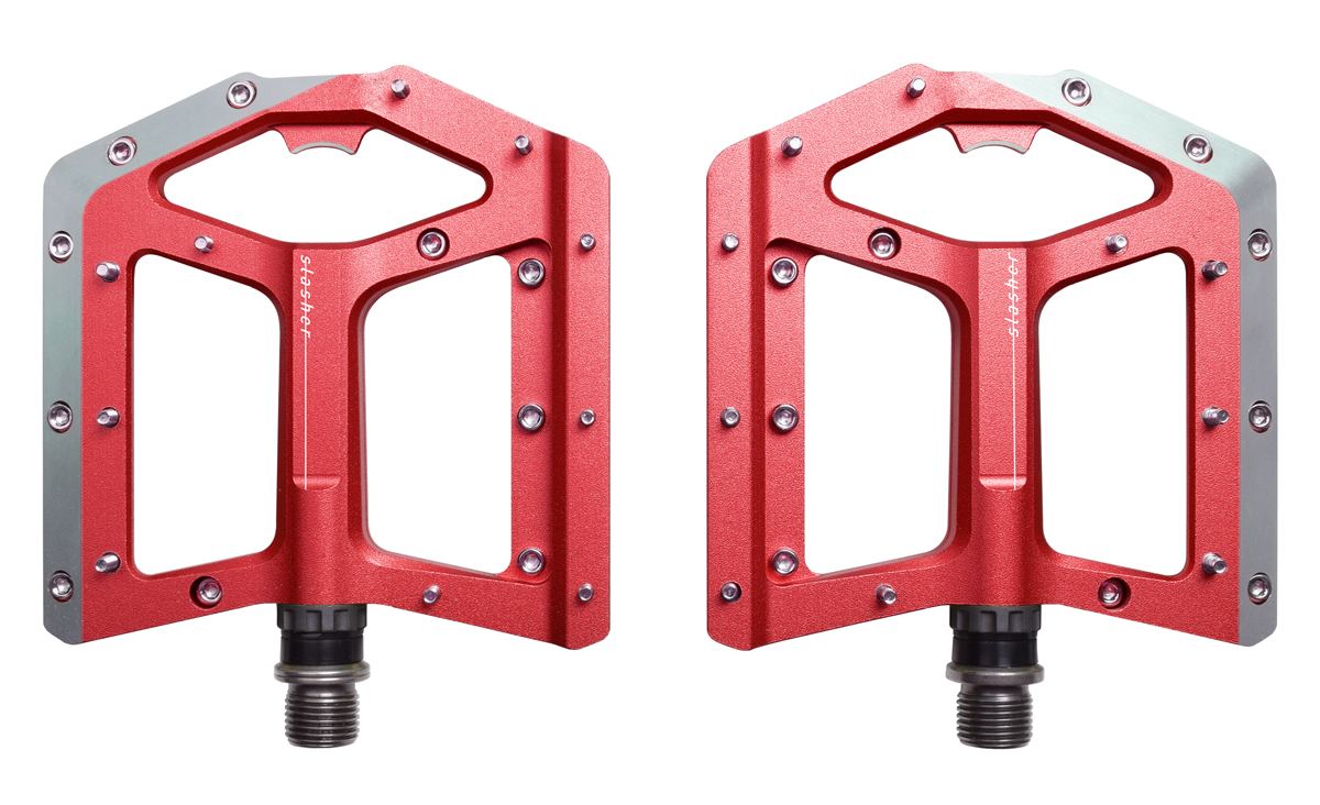 Cube Slasher Flat Fahrrad Pedal rot