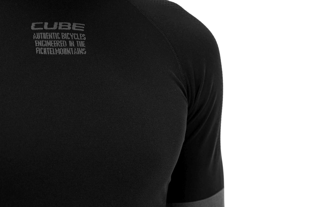 Cube Race Be Warm Fahrrad Unterhemd lang schwarz 2027