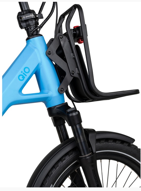 Qio Adapter für Frontgepäckträger Ben / Luk am Qio EinsX schwarz