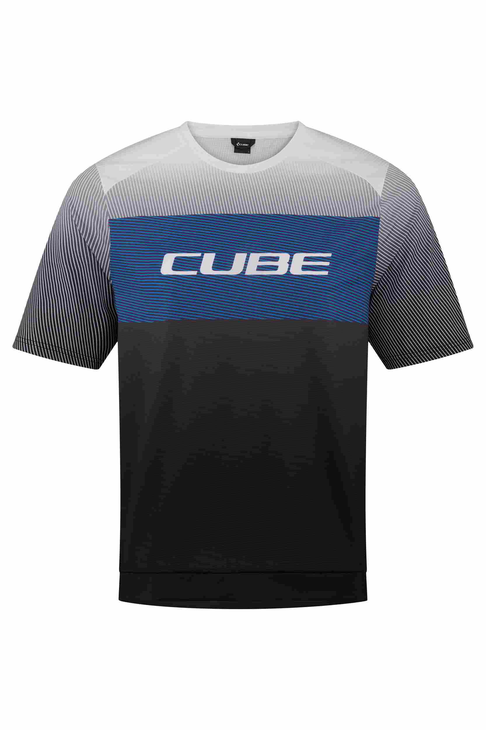 Cube Tea mline cmpt Fahrrad Trikot kurz schwarz / blau 2027