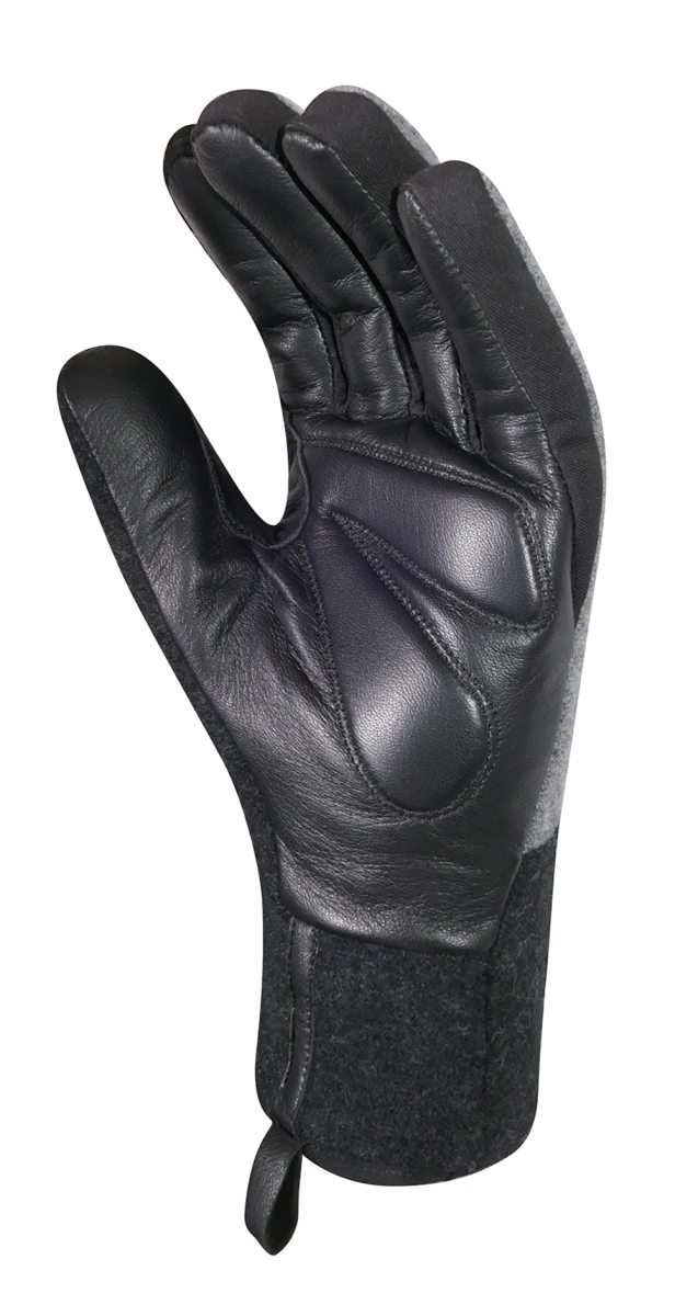 Chiba All Natural Warm Fahrrad Winter Handschuhe lang grau 2027