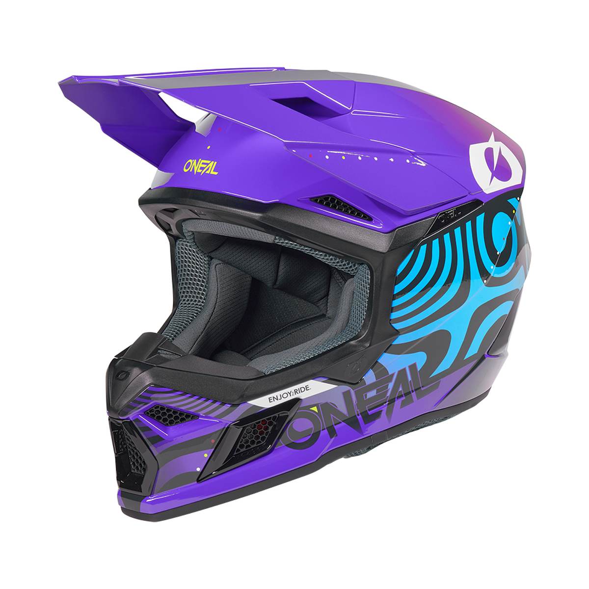O'Neal 3SRS Nova Motocross Enduro MTB Helm lila 2027