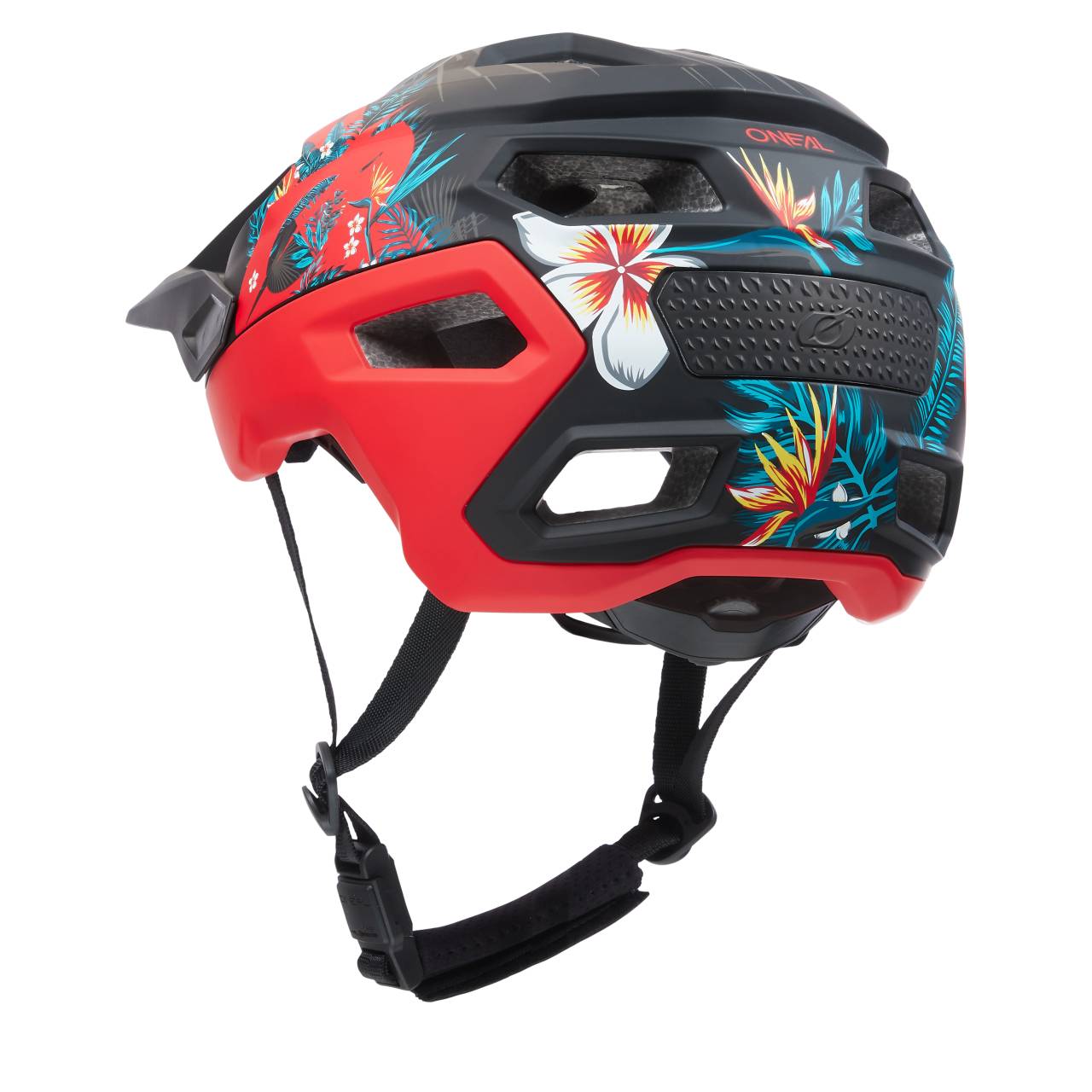 O'Neal Trailfinder Rio All Mountain MTB Fahrrad Helm schwarz/rot 2024 Oneal