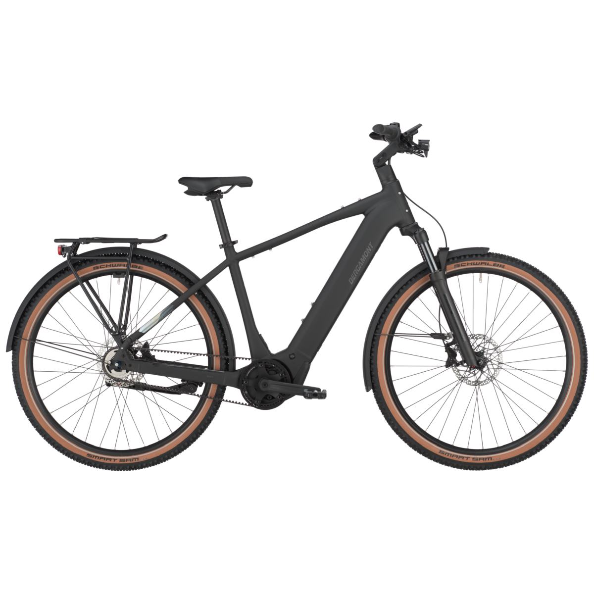Bergamont E-Horizon SUV 20 Belt E-Bike Trekking Pedelec matt schwarz 2025