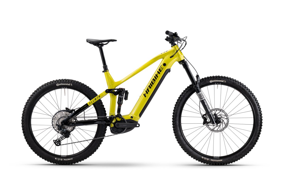 Haibike Allmtn 6 29'' / 27.5'' E-Bike MTB Pedelec nebular gelb 2025