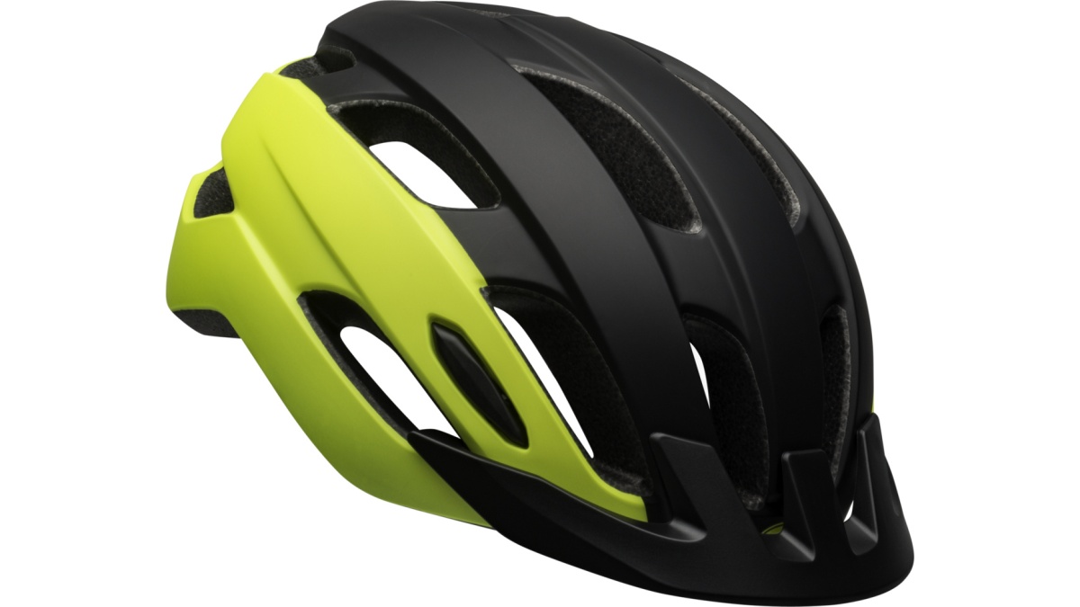 Bell Trace LED MTB / Trekking Fahrrad Helm matt schwarz/gelb 2025