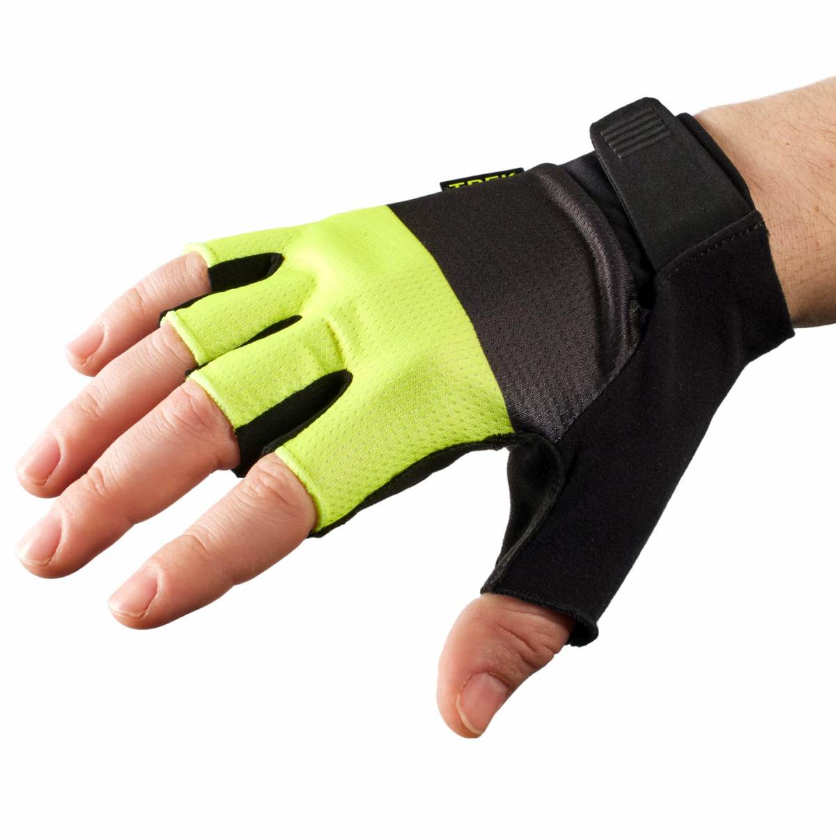 Trek Circuit Fahrrad Handschuhe kurz schwarz/gelb 2026