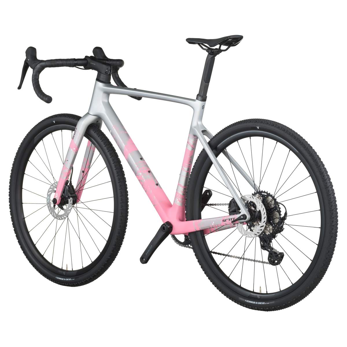 Scott Addict Gravel 30 Carbon Fahrrad grau/rosa 2026