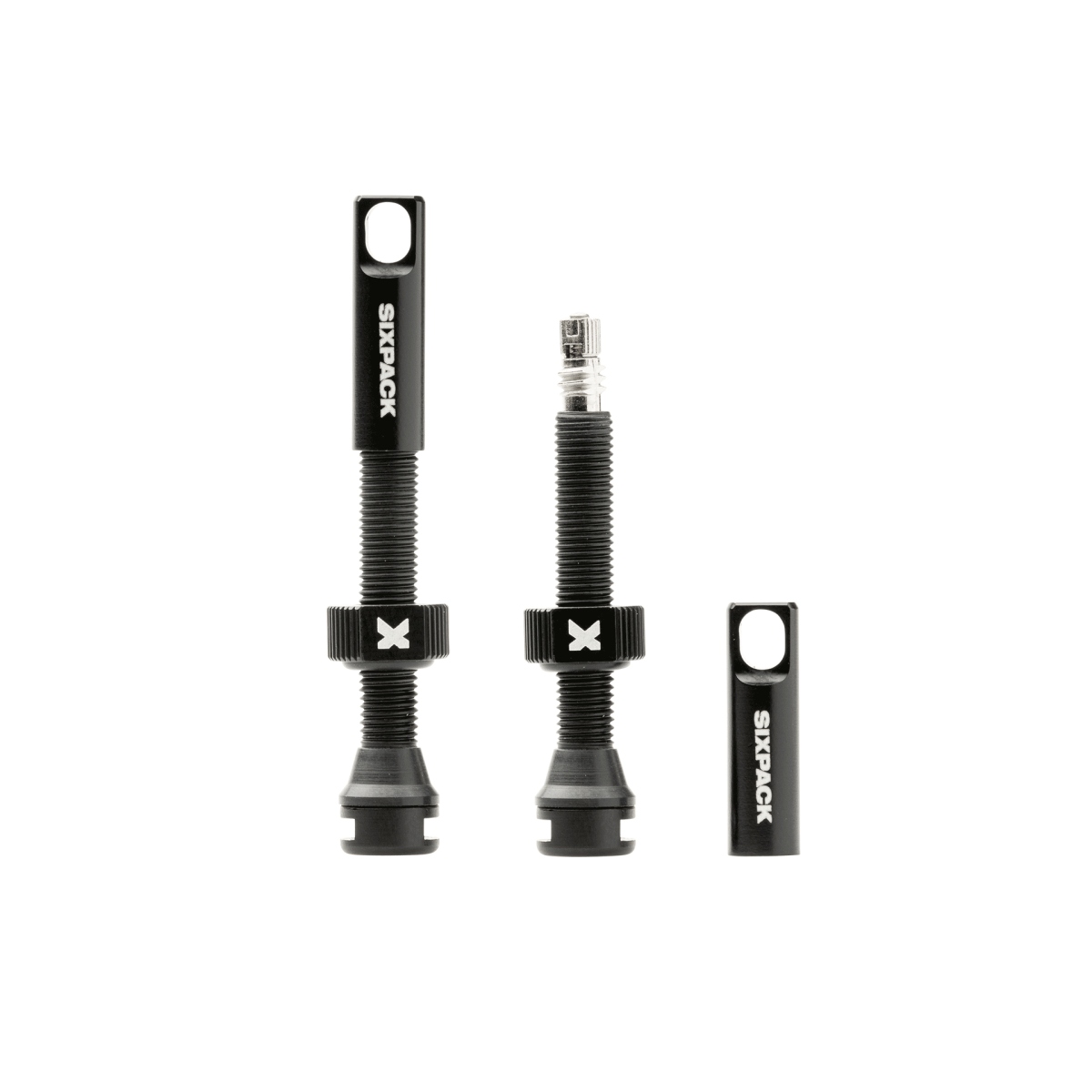 Sixpack Tubeless Ventile 44mm schwarz