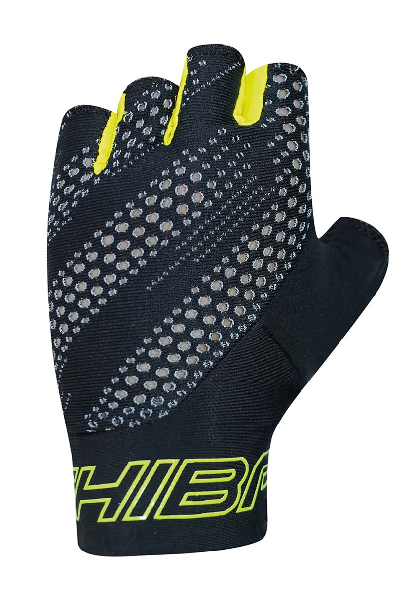Chiba Ergo Fahrrad Handschuhe kurz schwarz/gelb 2027