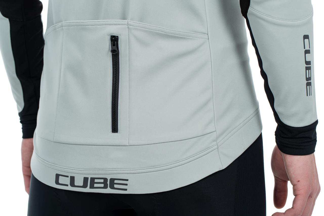 Cube Teamline Fahrrad Multifunktionsjacke schwarz/grau 2026