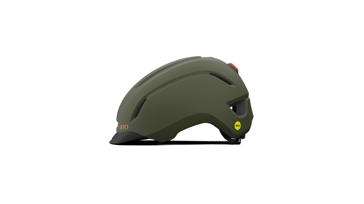 Giro Caden II LED City Fahrrad Helm matt chalk grau 2025