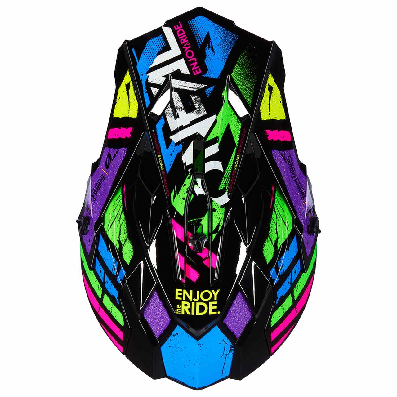 O'Neal 2 Series Glitch Motocross Enduro MTB Helm schwarz/multi 2027 Oneal