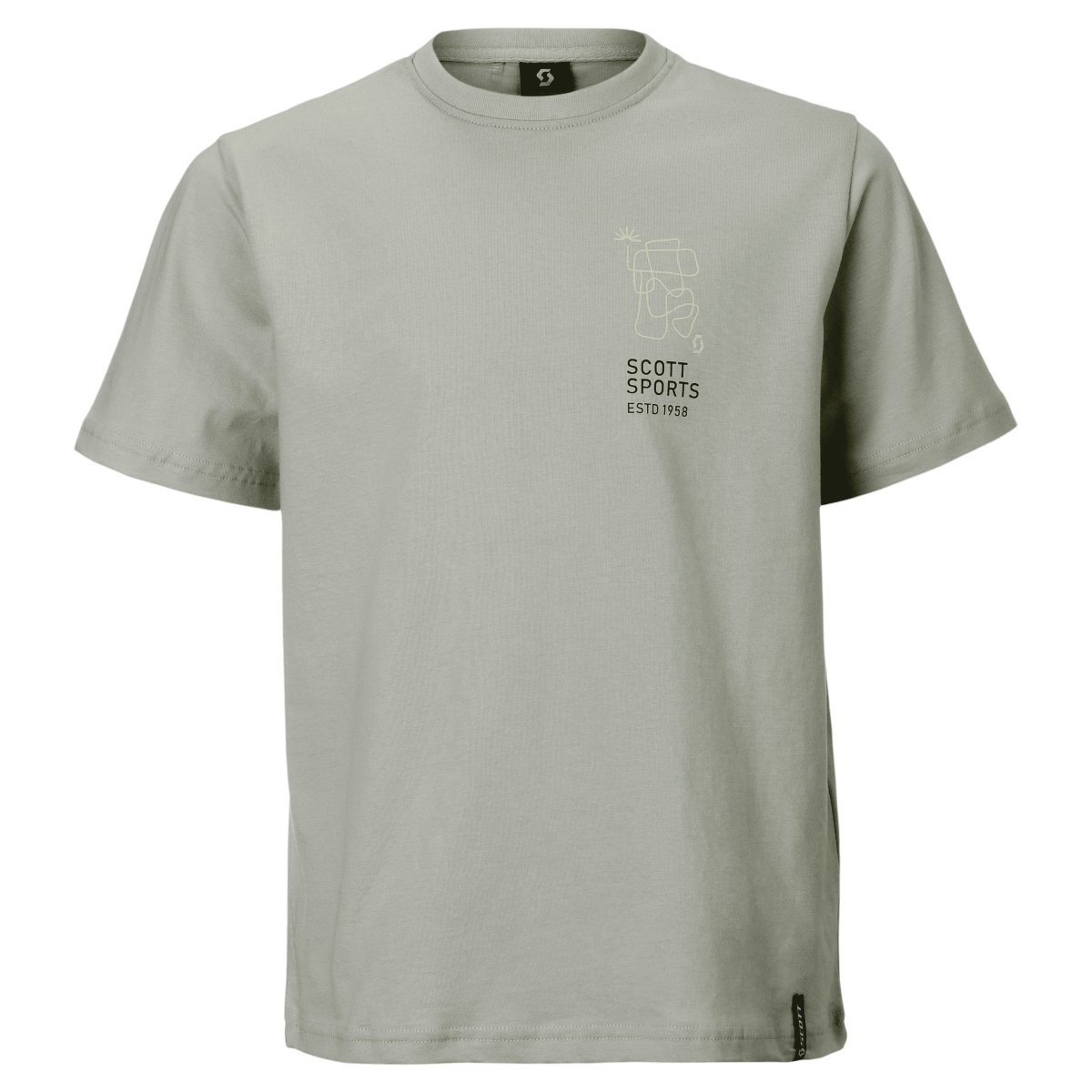 Scott Graphic Kinder Freizeit T-Shirt grau 2026