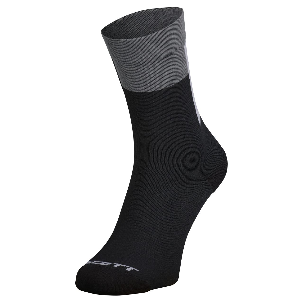 Scott Block Stripe Crew Fahrrad Socken schwarz/grau 2027